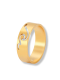 gouden cut-out ring