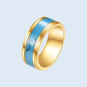 Turquoise band ring breed