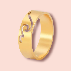 gouden cut-out ring