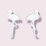 flamingo oorbellen