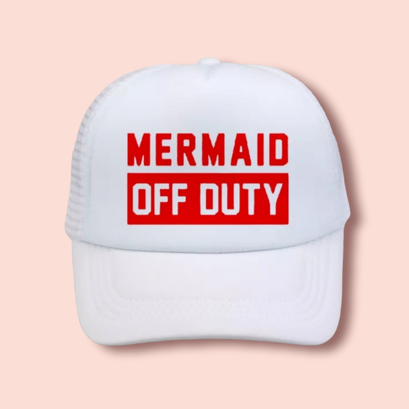 mermaid off duty cap